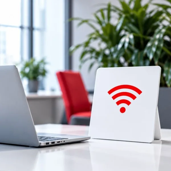 Табличка Wi‑Fi в кафе